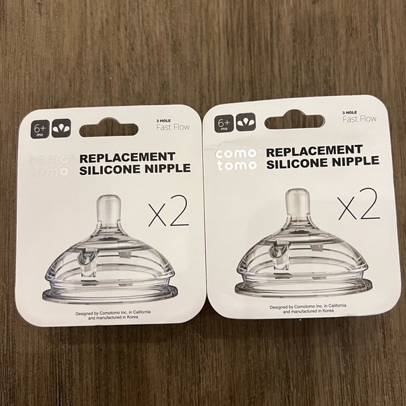 NWT Como Tomo Replacement Nipples | fast flow - Picture 1 of 4
